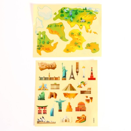 Developing set "Globe - We study world attractions"-2