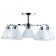 Caus "Fleur" 5he27 40W chrome 57x57x25 cm Bayerlux