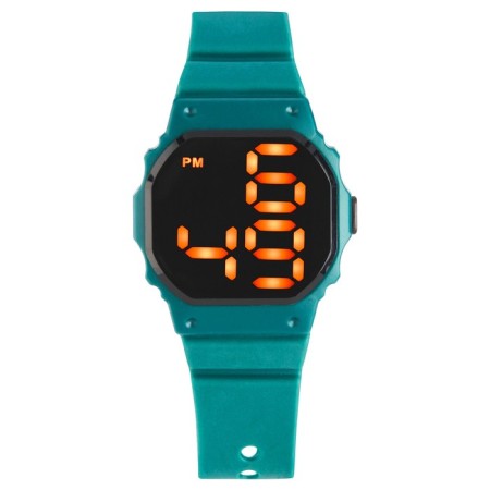 Electronic watch watches with silicone strap, moisture -proof