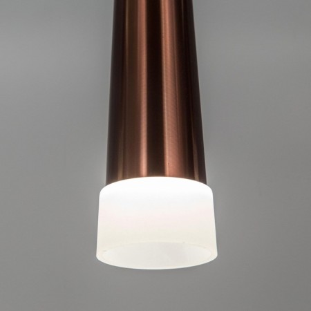 Suspended Citilux “Vegas” CL227033, 55x9x50 cm, 3x7W, LED, brown color-5