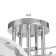 Vivian chandelier 5x40W E27 Chrome Model: 2612358