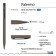 Switching handle, 0.7 mm, BrunovisConti Palermo, Blue rod, metal case Soft Touch Gray, in a red case