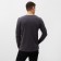 Long -sized male plain, color graphite, size 48