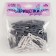 A set of clothespins for the decor "Classic", 50 pcs., 1pc. - 2.5 cm, gray and white