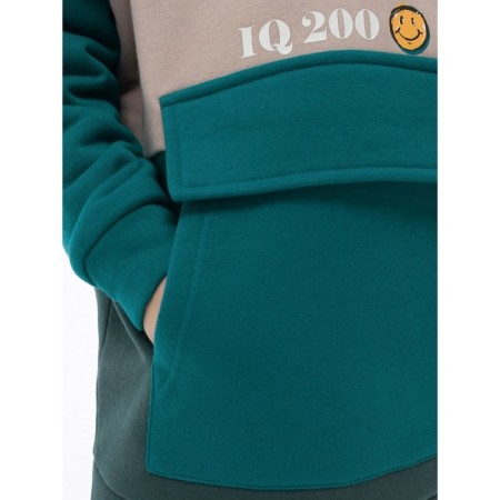 Hudy for the boy Pelican, height 110 cm, green color-11