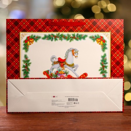 Gift package "New Year's horse", xl 50 x 40 x 15 cm-1