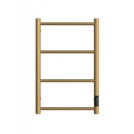 The electric heated towelputor "Dvin" J Neo, 600x500 mm, dimmer, golden matte