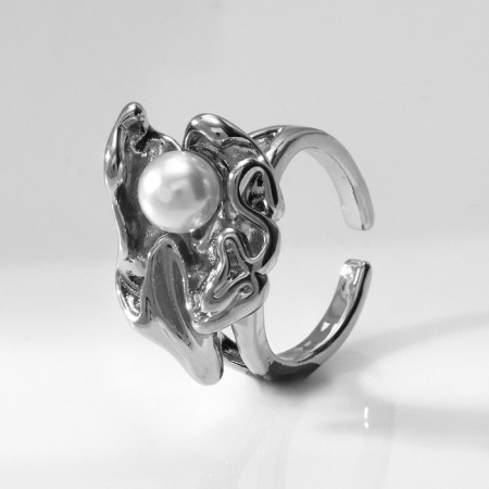 Ring with pearls "Trend" Pandora, color silver, dimensionless-2