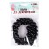 Beads made of natural stone "Black Agat" set 36 pcs., Size 1 pc. - 10 mm
