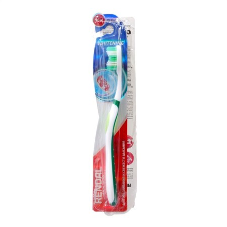 Rendal Whitening toothbrush, average stiffness, mix * 2 pcs.-2