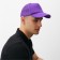 Baseball cap with minaku grid, violet, rn 56-58