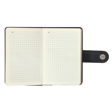Diary Lowed A6, 120 sheets in a cage, tinted cut, with a knife, PVC cover, mix-5