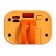 External battery CRR-30, 10,000 mAh, 2USB, 3A, display, QC, Cablepy-C+Lightning, yellow