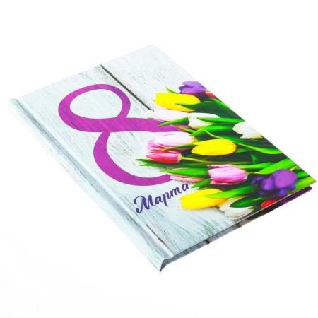 Notepad in the hard cover "March 8", A6, 40-1