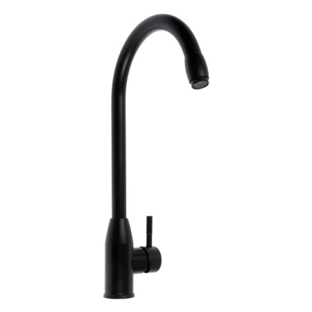 Amur kitchen mixer BY2021-A VK, single-leaf, high spout, black-1