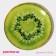 Plate Glass Pirozhot shares "Romantic kiwi", D = 18 cm