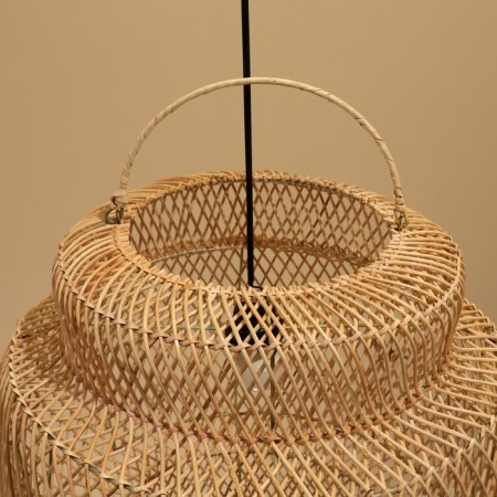 Ceiling Lamp from Rotan "German" 1x120W, E27, 50x50x50 cm-3