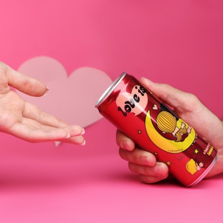 The water is gas love is, with cherries and lemon, 330 ml-2