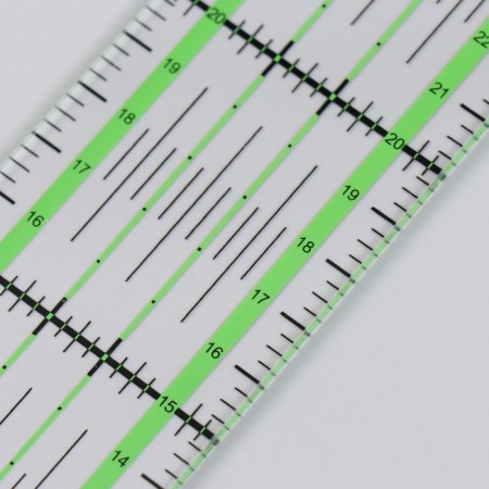 Ruler for patchwork plastic 5x30x0.3 cm-2
