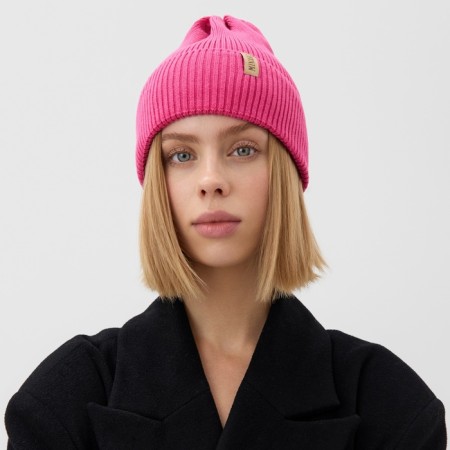 Women's hat Minaku, rr 52-56, raspberry color-1