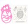 Figure stencil "Pineapple with fruits"