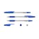 Ballic handle Erichkrause R-301 Classic Stick & Grip, 1.0 mm node, blue, with a rubber holder, a soft and comfortable letter
