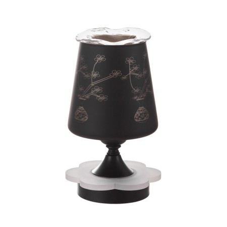 Aroma lace with backlight "Flower" E14 40W +RGB black 12.5x12.5x23 cm-7