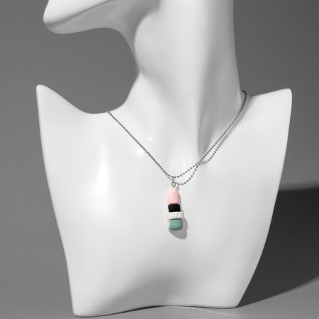 Lipstone "Joy", color in silver, 40 cm-4