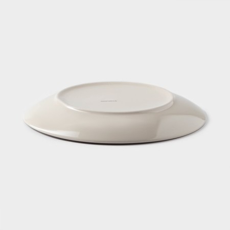 Ceramic dining “temptation”, d = 26.5 cm, gray color-3