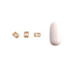 Crystals for volumetric inlay Pole Baget, No. 1, Shampan, 10 pcs