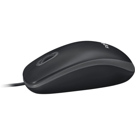 Logitech B100 For Business Black Optical Mouse (1000dpi) USB (2but)-3