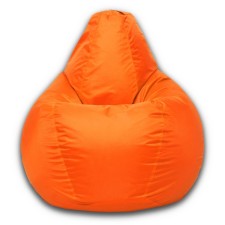 Pear-bag “Pear” positive, size m, diameter 70 cm, height 90 cm, oxford, color Orange Neon