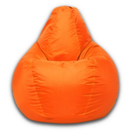 Pear-bag “Pear” positive, size m, diameter 70 cm, height 90 cm, oxford, color Orange Neon