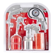 A set of pneumatic tools Matrix, 5 items, a quick -sitting connection, with a lower tank