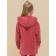 Girls' sweatshirt, height 140 cm, red color
