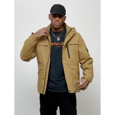 Sports male jacket, size 56, beige color-10
