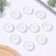 A set of tea candles, 10 pcs, 6g, white
