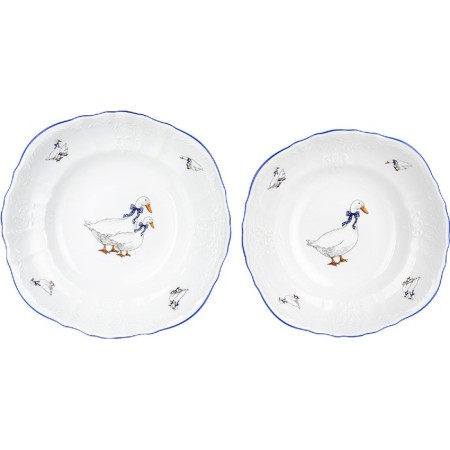 Dining Service 6/25 BERNADOTTE, Decor "Geese", 25 items-3