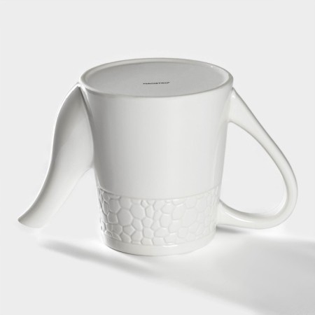 Teapot Porcelain Hot Magistro Rodos, 1.4 l, white color-5