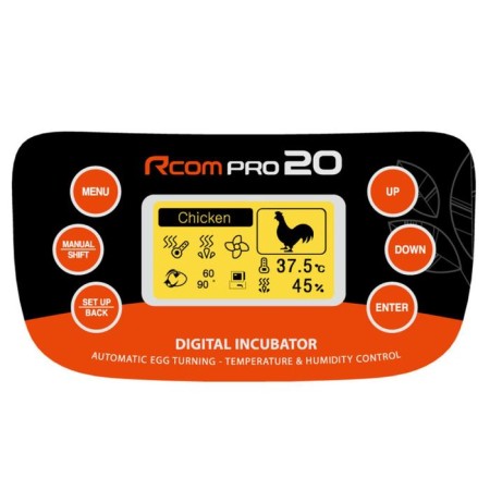 Incubator, 20 eggs, automatic coup, 220 V, RCOM-3