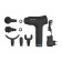 BRADEX KZ 0561 Massage Pistol, Vibration, 5 nozzles, black