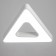 Cauline "Triangle" LED 36W 4000k white 60x46x70 cm Bayerlux