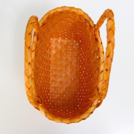 Wicker basket, sequoia, 25 x 15 x 21/33cm, natural-3