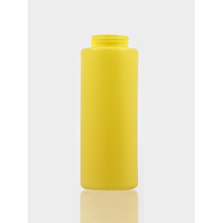 A bottle for the share sauce, plastic, 300 ml, 6 × 6 × 19 cm, yellow-2