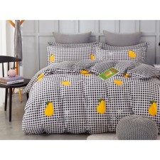 Bed linen Duet Satin de Luxe, size 230x250 cm, 150x210 cm - 2 pcs, 50x70 cm - 2 pcs, 70x70 cm - 2