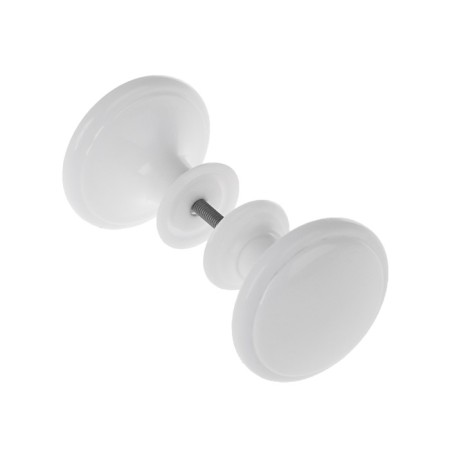 Plastic door handle, d = 65, white