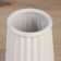 VAZ Coramics Table "Leicester" D-9 cm, 21x11 cm, white