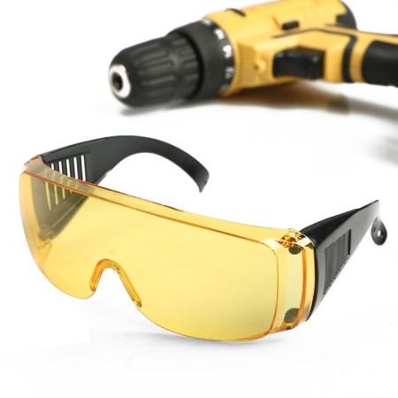 Protective tundra glasses, with polycarbonate lenses, yellow-3