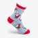 Women's socks "Santa Claus", color light blue, size 23-25