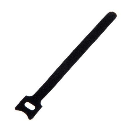 Velcro screed for wires 150x10x1.5 mm tundra, black color, 10 pcs-5